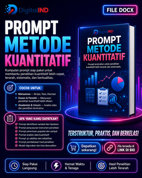 Prompt Metode Penelitian Kuantitatif